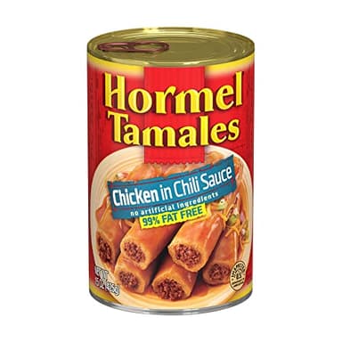 HORMEL Chicken Tamales, Canned Tamales, 15 Oz (Pack of 12)