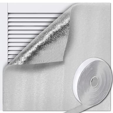 Attic Fan Insulation Cover, Ceiling Vent Insulation Cover with Adhesive Strips, Fits Up to 38 x 46 Inch