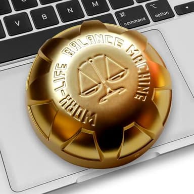 MacBook Trackpad Jiggler - Doesn’t Work on HP, DELL, Other Laptop touchpads, Cordless, Undetectable, Mechanical Mouse Mover, 12 Months on AA Battery (Golden)