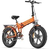 ENGWE EP-2 PRO 1000W Folding Electric Bicycle for Adults, 20" 4.0 Fat Tire Dirt Bike with 48V 13AH Battery Up to 28MPH 75Miles, 7-Speed All Terrain Ebike for Mountain Beach Snow