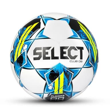 Select Club DB V22 Soccer Ball, White/Blue, Size 5
