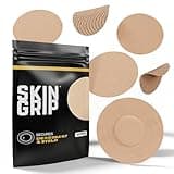 Skin Grip Adhesive Patches for Dexcom G7 & Stelo CGM – Waterproof & Sweatproof Cover for Continuous Glucose Monitor Sensor, Stays Secure for 10-15 Days – 20 Pack, Tan