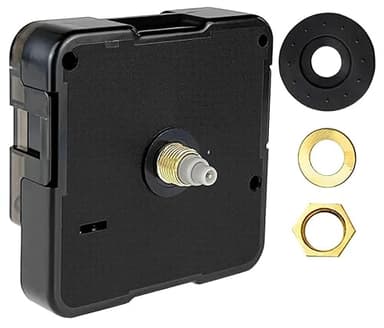 XYBHRC Clock Mechanism Replacement Battery Operated Movement Quartz Silent DIY Wall Clock Repair Parts Replacement Shaft Lengths 13.5mm (17/32 inch) - 1 Pc