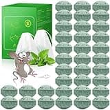 36 Pack Peppermint Mouse Repellent Indoor, High-Strengthen Mouse Repellent Balls Indoor for Keeping Rodents Rats Mice Squirrel Out, Rodent and Mouse Deterrent for House, Car Engine, Attic, Pets Safe