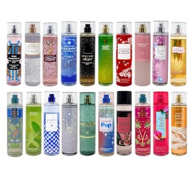 Bath & Body Works 3 Pack Assorted Fine Fragrance Mist Gift Bundle