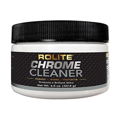 Rolite Chrome Cleaner 4.5 Oz for Chrome Plated Surfaces Motorcycles Automobiles Boats Rvs Bumpers Tarnish Removal
