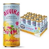 AVVIKA Caffeine Free Energy Drink, Los Angeles - Frozen Berry Zesty Citrus, 12 Oz (Pack of 12)