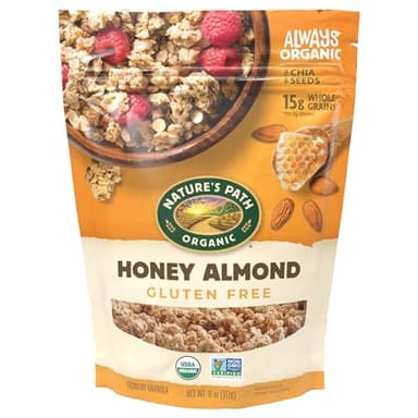 Nature's Path Organic Honey Almond Granola, 11 oz (Pack of 1), Gluten Free, Non-GMO