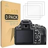 Mr.Shield [3-Pack] Screen Protector For Nikon D3500 D3400 D3100 D3200 D3300 DSLR Camera [Tempered Glass] [Japan Glass with 9H Hardness] Screen Protector