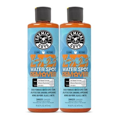 Chemical Guys Heavy Duty Water Spot Remover Gel for Paint, Glass, and Metal - Mineral and Water Spot Remover for Cars, Trucks, Motorcycles, RVs & More - 16 oz (2 pack)