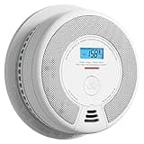 X-Sense 10-Year Battery Combination Smoke Carbon Monoxide Alarm Detector with Large LCD Display (Standalone Model)