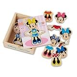 Melissa & Doug Disney Minnie Mouse Mix and Match Dress-Up Wooden Play Set (18 pcs)