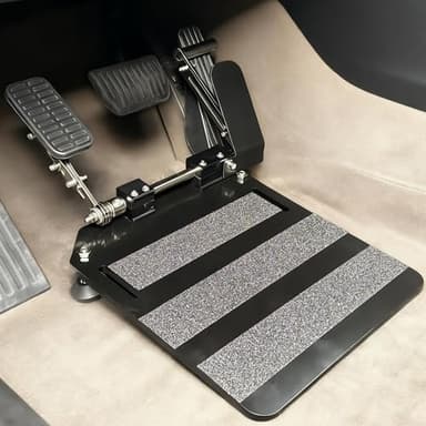 OceanicEcho Portable Left Foot Accelerator Pedal for Handicap Disabled Injured Stroke Drivers Gas Pedal LFGP Fixable Drive Assist