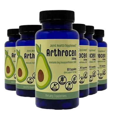 Arthrocen Joint Health Supplement with 300 mg ASU (Avocado Soy Unsaponifiables) – Supports Joint Mobility & Cartilage – Plant-Based Daily Joint Support – Non-GMO, Gluten & Dairy Free – 360-Day Supply