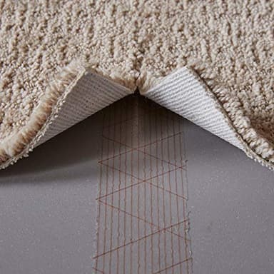 Mohawk Home Opti-Grip Multipurpose Adhesive Rubber Non Slip Rug Gripper Tape for Hard Surface and Hardwood Floors, 0'1.8x75', Sand