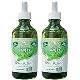 SweetLeaf SteviaClear Sweet Drops - Stevia Liquid Drops Sweetener, Pure Stevia Drops with No Bitter Aftertaste, Liquid Sugar Alternative, Zero Calorie, Keto Food, Non-GMO SweetLeaf Stevia, 4 Fl Oz (Pack of 2)