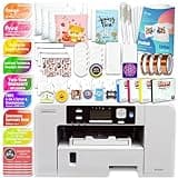 Sawgrass Easysubli SG500 Sublimation Printer with Deluxe Stater Bundle (20ml Ink Set), White