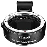 Lens Mount Adapter EF-EOS R Auto-Focus Lens Converter Compatible with Canon EF/EF-S Lens for Canon R Mount Camera EOS R, RP, R3, R5, R6, R6II, R7, R8, R10, R50, R100