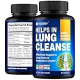 Quit Smoking Aid for Lung Cleanse & Health - Made in USA - Lung Detox with Licorice Root, Ginger & Nettle Root, Green Tea, Thyme & Oregano Leaves for Lung Clear Support & Stress Relief - 60 Capsules