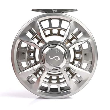 Maxcatch Sprint Expert Fully Sealed Saltwater Fly Fishing Reel CNC-machined Aluminum Alloy Body (Pearlite Silver, 6/8wt)