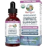 MaryRuth Organics Lymphatic Support Drops | USDA Organic Lymphatic Cleanse Immune Support Supplement| Lymphatic Support with Echinacea & Elderberry | Blue Vervain | Vegan | Non-GMO | 30 Servings |