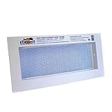 EZRvent FV100-8H Easy Replacement Vent, Foundation and Garage 5x14 Rough Opening, Galvanized Mesh