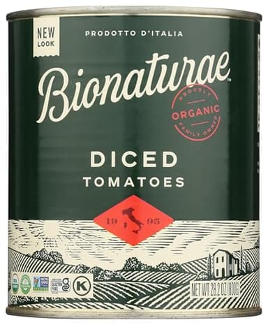 Bionaturae, Tomatoes Diced Organic, 28.2 Ounce