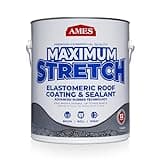AMES RESEARCH LABORATORIES MSS1 Maximum Stretch Roof Coating, 1 Gallon, White