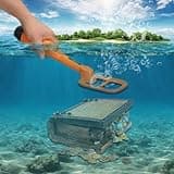 Underwater Metal Detector Submersive IP68 Fully Waterproof Metal Detector for Adults Under Water 100FT, Can detect All Metals with Large Coil, Accurate and Precise