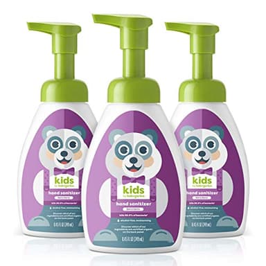 Babyganics Foaming Pump Hand Sanitizer, Alcohol Free, Berry Berry, Kills 99.9% of Common Bacteria, Moisturizing, 8.45 Fl Oz (Pack of 3)