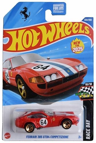 Hot Wheels Ferrari 365 GTB4 Competizione, Race Day 10/10 [red] 222/250