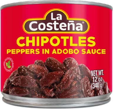 La Costeña Chipotle Peppers in Adobo Sauce, 12 Oz