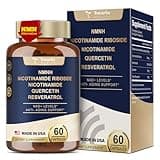 Totaria NMNH (NAD or NMN Alternative Supplement) (Dihydronicotinamide Mononucleotide) Ultra Strength, NAD+ Support w/NR, Resveratrol & Quercetin, Ultra Absorption for Anti-Aging, Vegan, USA Made
