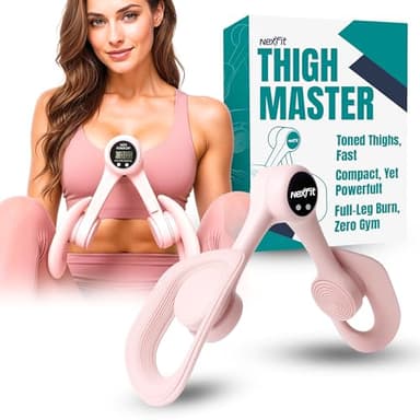 Nexfit Smart Thigh Master | Adjustable Pelvic Floor Exercise Devices for Women and Men with Auto-Counter Display | Inner Thigh Exerciser for Women, Kegel Trainer for Butt, Arm & Leg Workouts