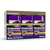 GoodSense Omeprazole Delayed Release Tablets 20 mg, Stomach Acid Reducer for Frequent Heartburn Treatment, 42 Count