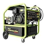 Green-Power America Hot Water Pressure Washer Commercial Movable Gasoline Engine 4 GPM, 4000 PSI, Electric Start, 49 State Approved(excluding California)