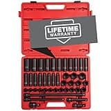 Sunex 2569, 1/2" Drive Master Impact Socket Set, 43Piece, Metric, 9mm - 30mm & Sunex 2568, 1/2 Inch Drive Master Impact Socket Set, 43-Piece, SAE, 3/8 Inch - 1-1/2 Inch, Standard/Deep