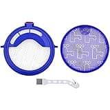 Anewise Filter Kits repalcement for Dyson dc25 vacuum Ball filters, Includes 1Pcs 919171-02 Washable Pre Motor Filter and 1Pcs 916188-05 Hepa filter, Fits DC-25 Models