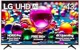 LG 43UA7700P 43 inch Class UA77 Series LED AI 4K Smart webOS TV (2025)