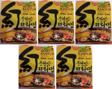 Ohsung Hong Ramyun/ramen Mild Taste Noodle Soup with Soy Peptide 4.2 Oz: 5 Pack