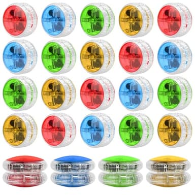 KatchOn, Multicolor, Light Up Yoyos - Pack of 24 | LED Yoyo Bulk, Carnival Prizes, Birthday Party Favors | Yoyo for Kids 8-12, Classroom Prizes, Easter Basket Stuffers, Pinata Stuffers, Bulk Toys
