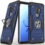 Fucozan for Samsung Galaxy S9 Plus Case Military Grade Shockproof with Kickstand Stand Built-in Magnetic Car Mount Armor Heavy Duty Protective Case for Galaxy S9+ Plus Phone Case (Blue)