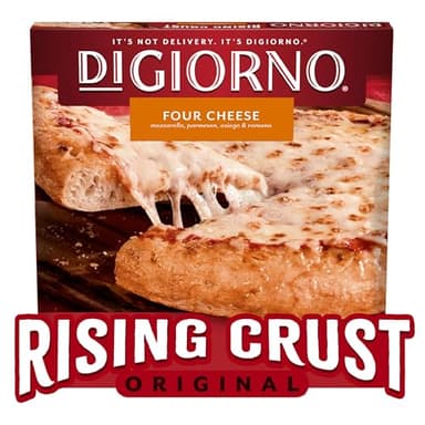 Digiorno Frozen Pizza, Rising Crust, Four Cheese Pizza, Family Dinner