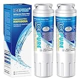 ICEPURE UKF8001 Replacement for Whirlpool Filter 4, Everydrop EDR4RXD1, FMM-2 Maytag UKF8001AXX-200 9084 4396395 MPF15090 WF-UKF8001,WF295,SGF-M9,Puriclean II,RWF0900A Refrigerator Water Filter,2PACK