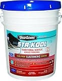 STA-Kool SK-7705 Traditional Acrylic Elastomeric Roof Coating, 5 Gallon (Pack of 1), White, 640 Fl Oz
