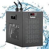 Poafamx Aquarium Chiller 42gal 1/10 HP Hydroponics Water Chiller for Home Use Fish Axolotl Coral Shrimp Farming 110V with Pump and Pipe