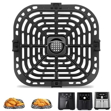Air Fryer Accessories for Instant Pot Vortex Plus 6 in 1 5.7QT 6 QT Gourmia GAF735 6 QT Air Fryer, Replacement Parts Tray Rack Grill Plate Grill Pan Crisper Plate, Dishwasher Safe