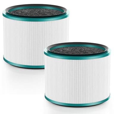 2 Pack Air Purifier Filter Replacements for Dyson HP01, HP02, DP01 Desk Purifiers. Compare to Part # 968125-03 - Compatible with Dyson Pure Hot Cool Link Air Purifier Filter Replacement.
