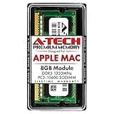 A-Tech 8GB RAM for Apple MacBook Pro (Early/Late 2011), iMac (Mid 2010 27 inch 4-Core, Mid 2011 21.5/27 inch), Mac Mini (Mid 2011) | DDR3 1333MHz PC3-10600 204-Pin SODIMM Memory Upgrade Module