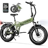 Cityfun Folding Electric Bike Adults,500W Motor (Peak 720W) Ebike with 20" x 4.0" Fat Tire,48V 10.4Ah Removable Battery Hidden,Electric Mountain Bike,UL 2849 Certified,Commuting E-Bike,7-Speed